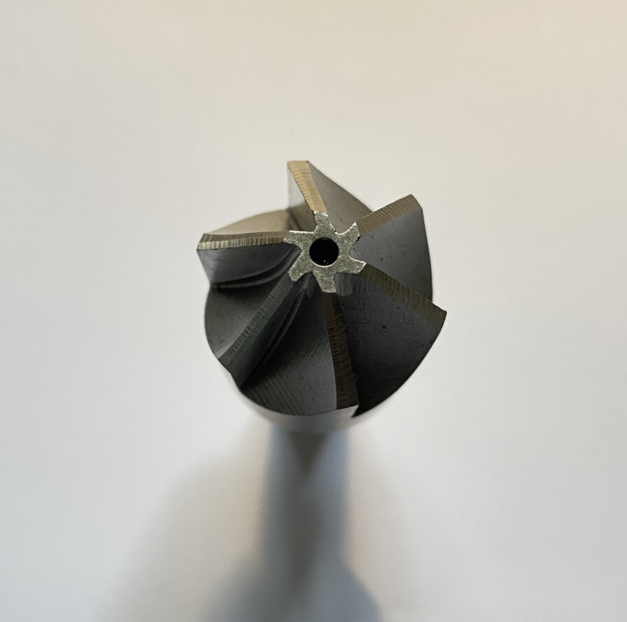 1” Countersink 82 degree 6 Flutes HSS Standard 1 Inch