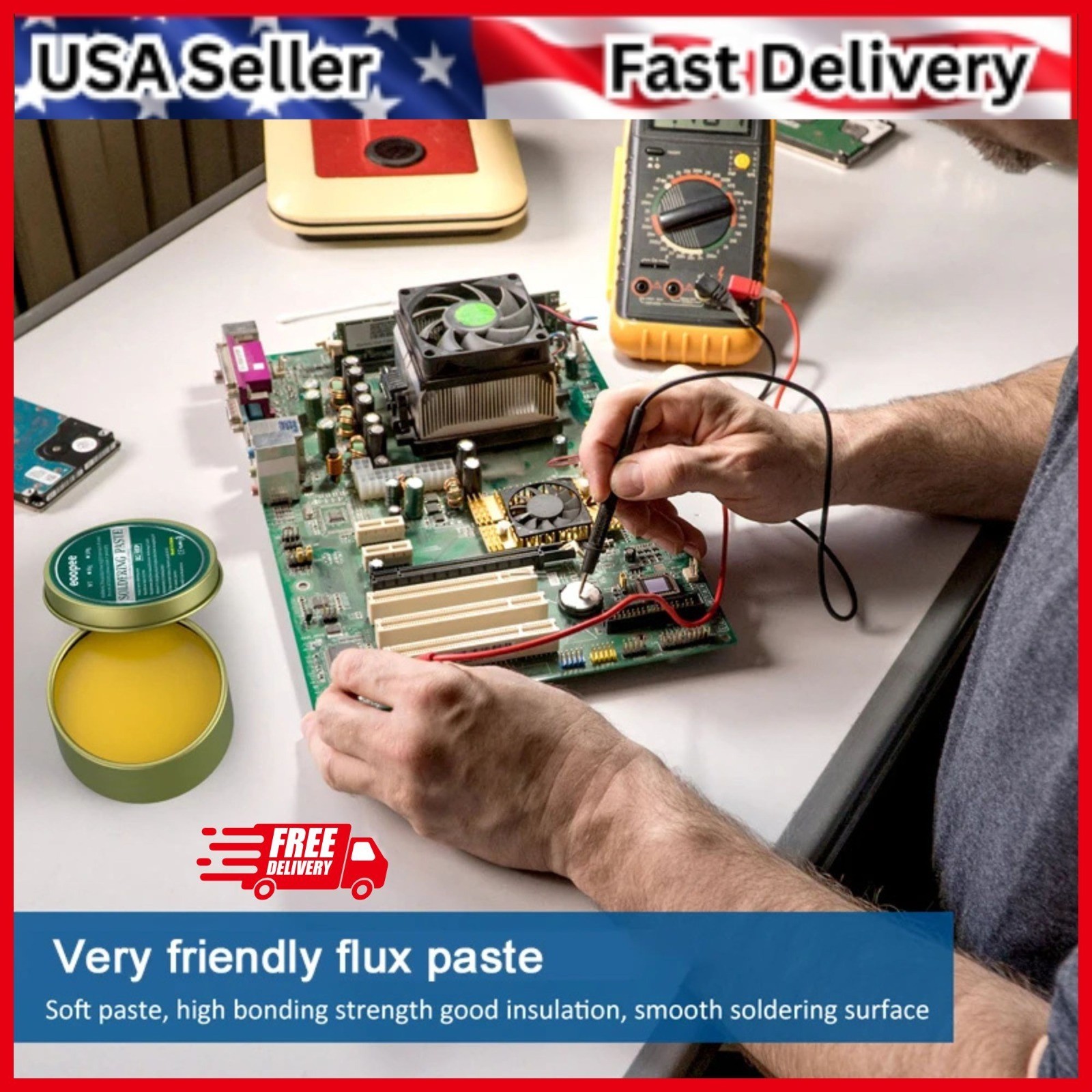 Solder Paste Rosin Flux 100mg No Clean Paste PCB Soldering Repair Tool Kit