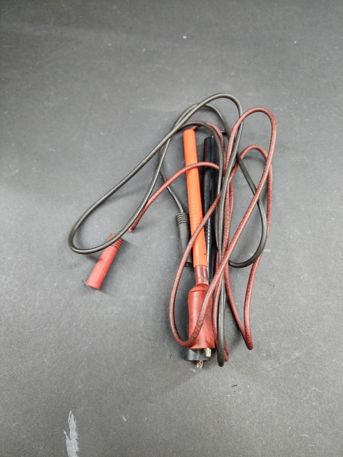 Triplett Model 60 Type 2 Handheld MultiMeter With C Clamp, Adapter Etc