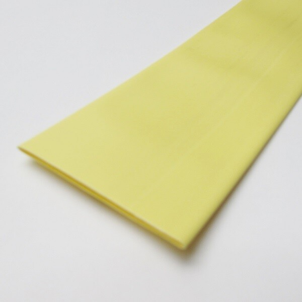 4″ ID Yellow Heat Shrink Tube 2:1 ratio 4.0″ wrap (8 inches) foot/ft/to 100mm