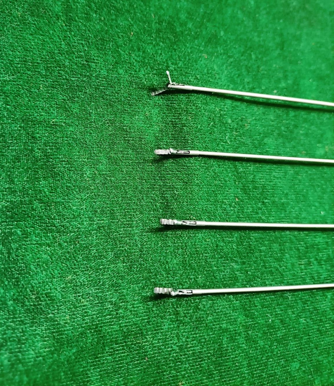 4pc Hysteroscopy Semi Rigid Alligator 5FR with Black Rotar Reusable Instruments