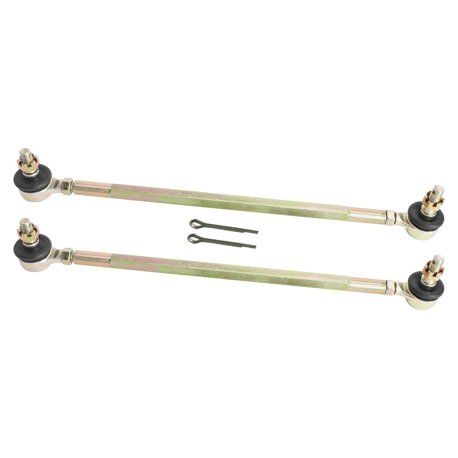 2pcs Adjustable Steering Tie Rod Ball Joint for ATV Quad Buggy Go Kart 50-250cc
