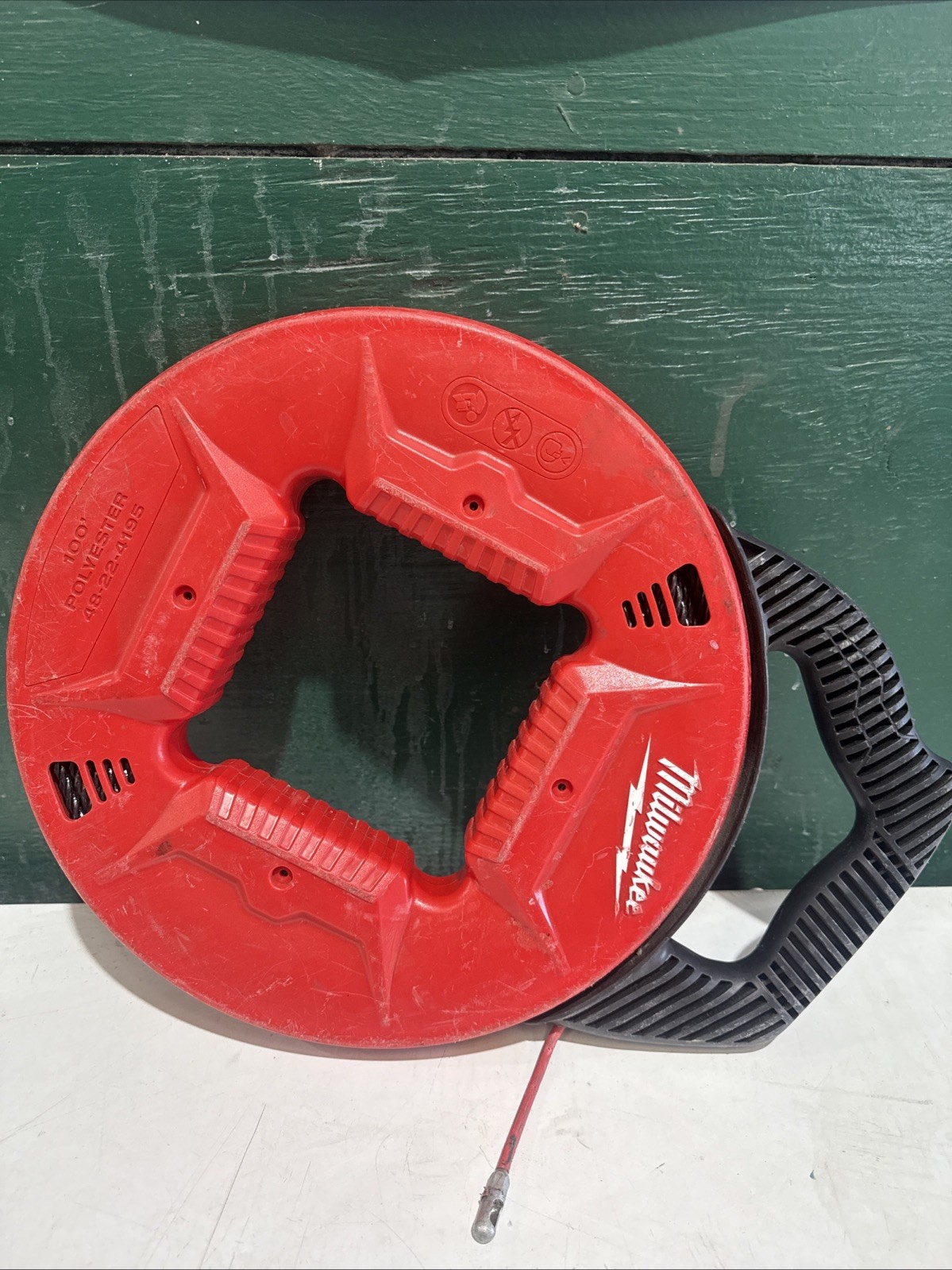 Milwaukee 48-22-4195 30m Polyester Fish Tape – Red