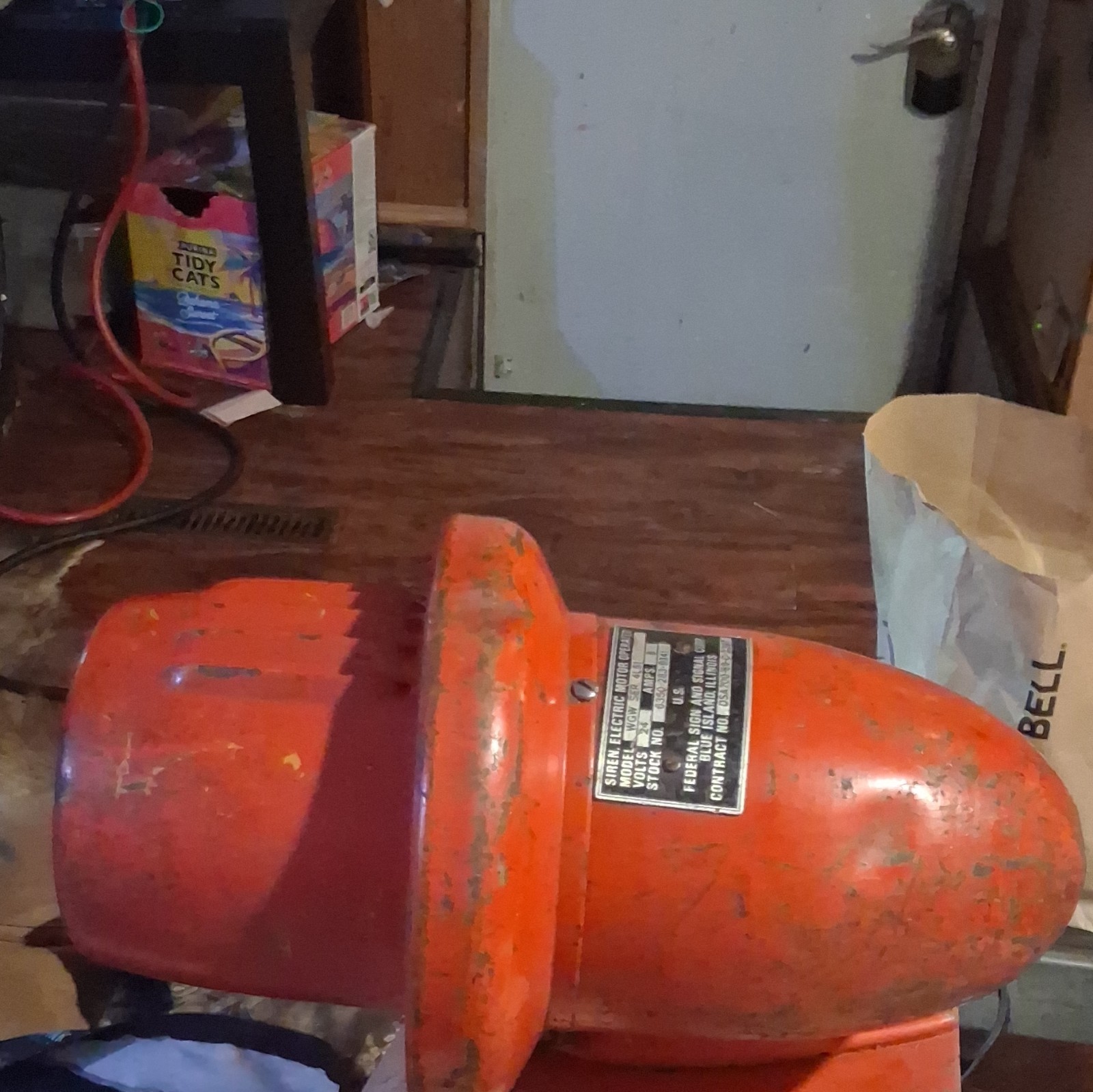 Federal Sign and Signal Corp. WGW 24V Electric Motor Operated Siren Alarm