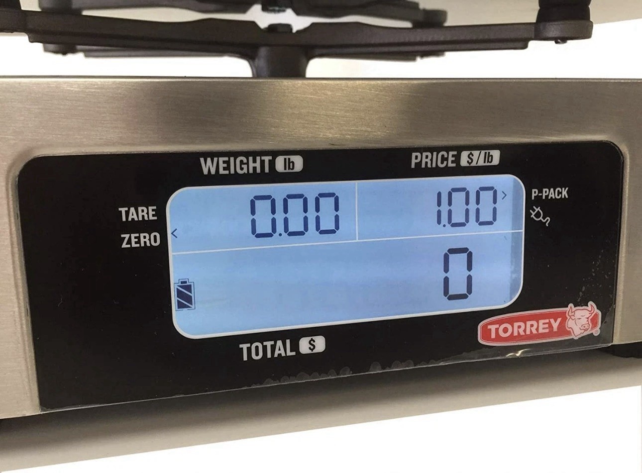 Torrey LPC-40L Price computing Scale, 40 lbx0.01 lb, NTEP, Legal For Trade, New