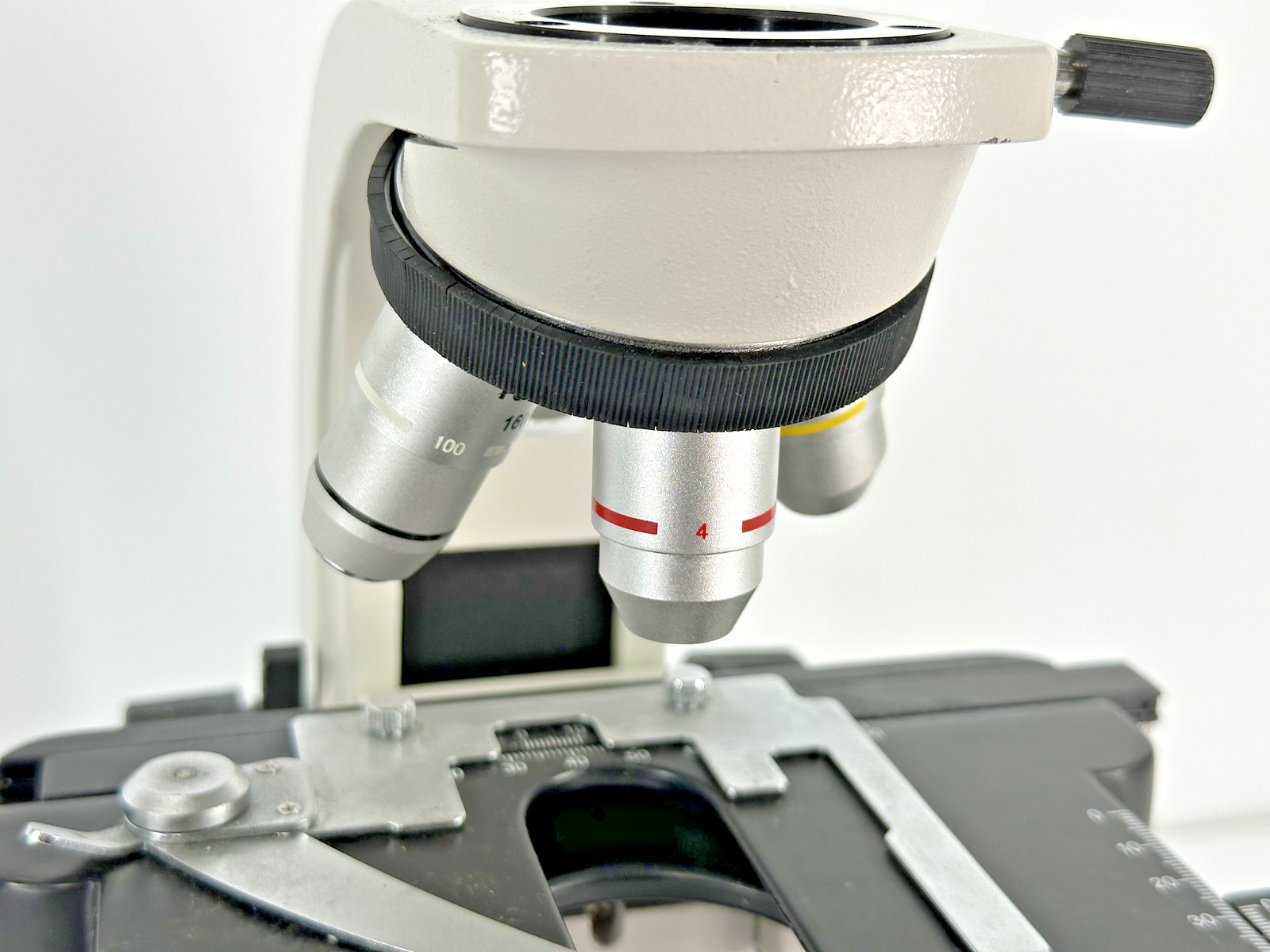Unbranded Compound Laboratory Microscope 4x 10x 40x 100x Objectives