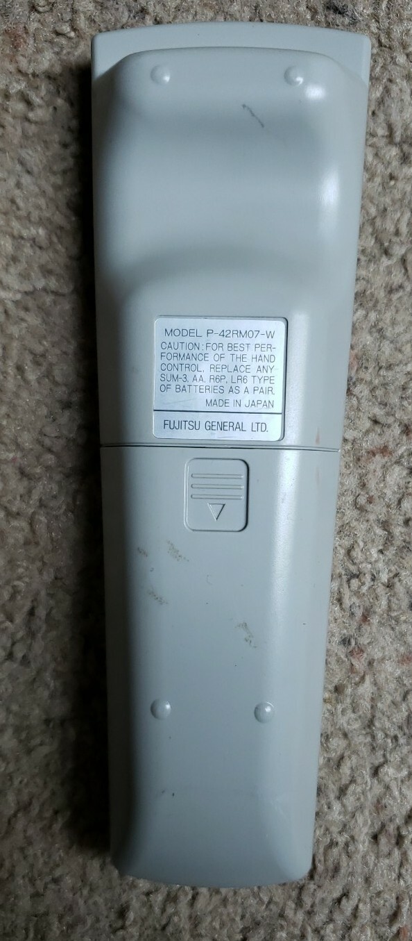 Fujitsu Projector Remote Control P-42RM07-W Genuine OEM Product Tested/Working