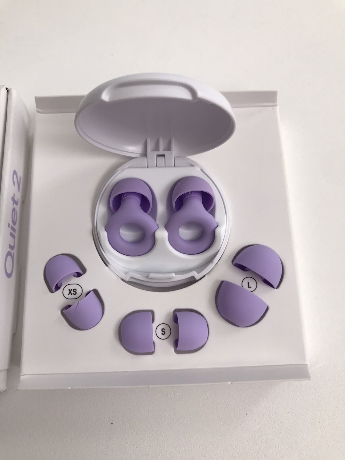 Loop Quiet2 Ear Plugs Noise Reduction Super Soft, Reusable 24 dB Violet