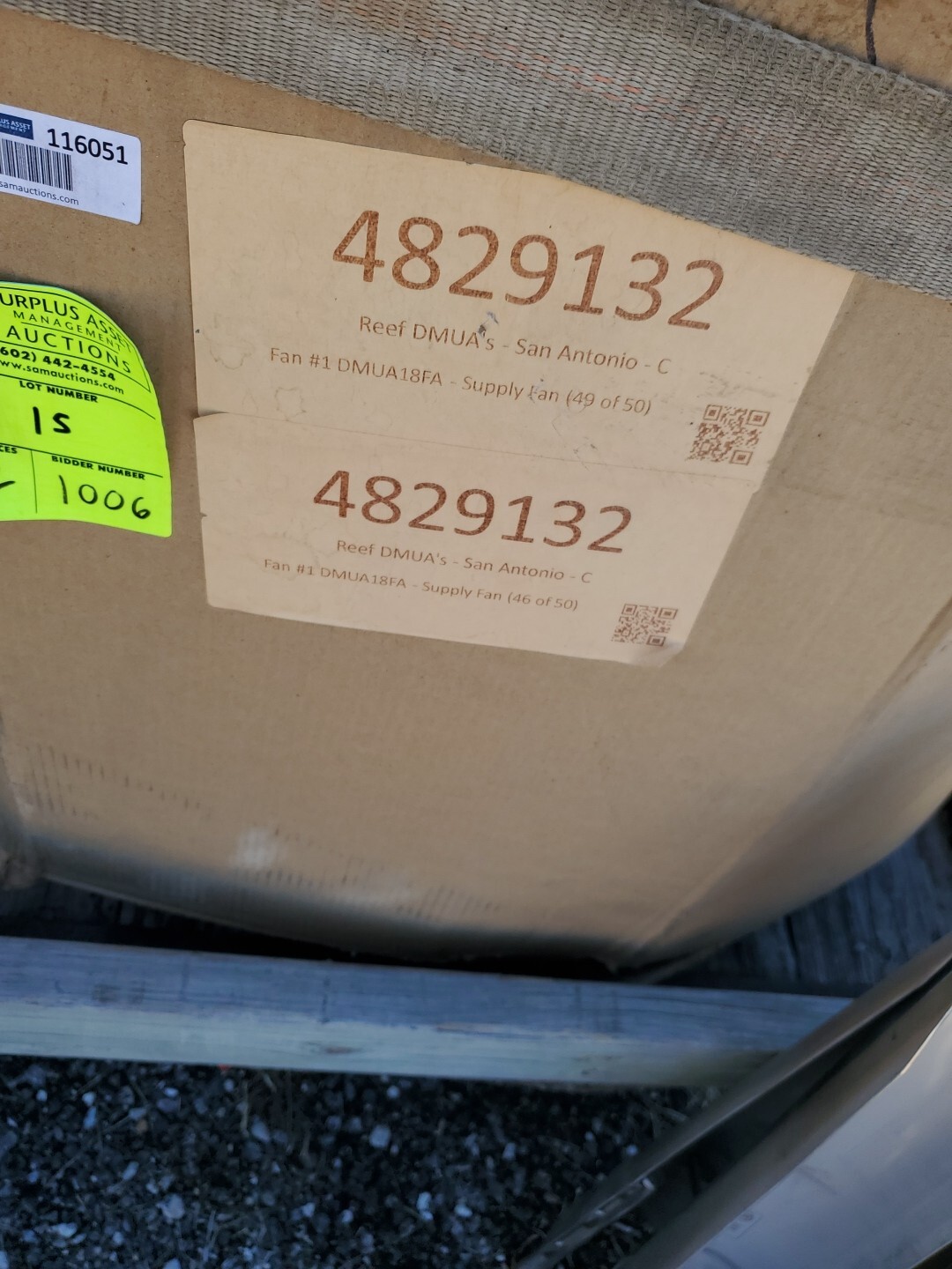 Captive Aire DMUA18FA 18″ Commercial Makeup Air Fan 1/3HP 115/230V 1075RPM NEW