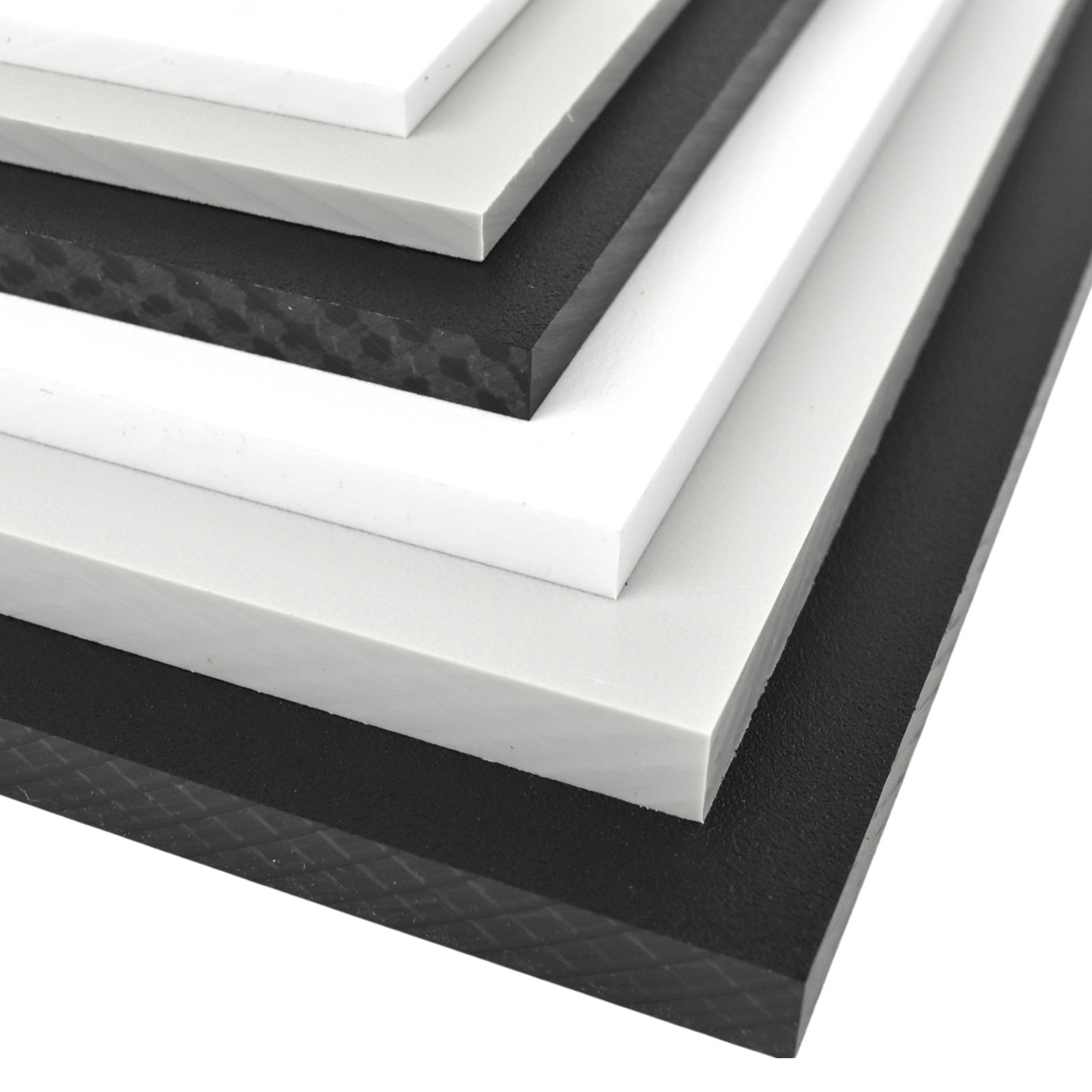 BuyPlastic Black HDPE Starboard, Marine Grade Plastic Sheet 1.5″ x 12″ x 12″