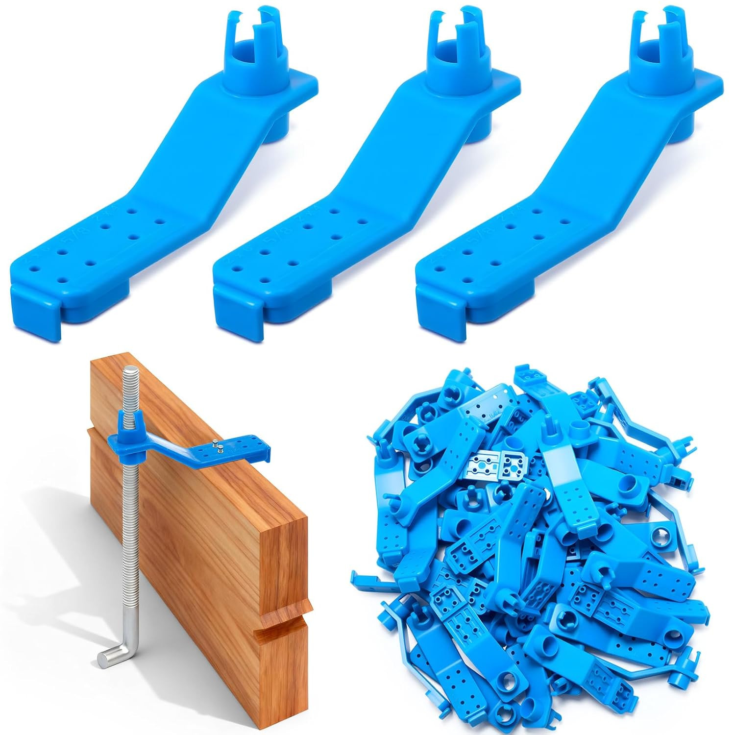 60 Pcs 5/8” Anchor Bolt Holder Handle Saver, Accurate and Clean Installation of