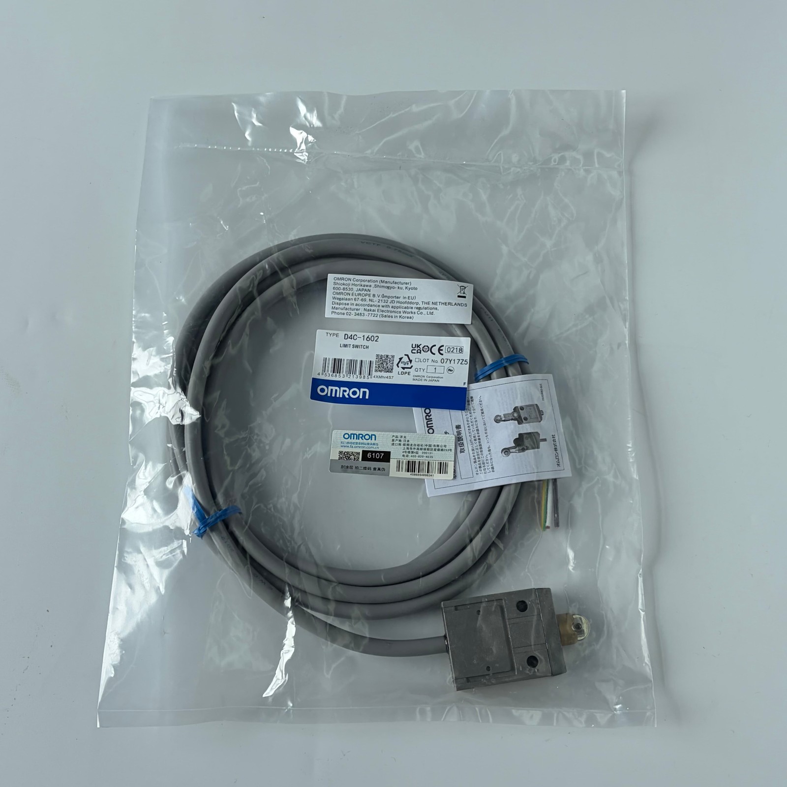 1PC New With Box Omron D4C-1602/D4C1602 Sensor switch quickly shipped US Stock
