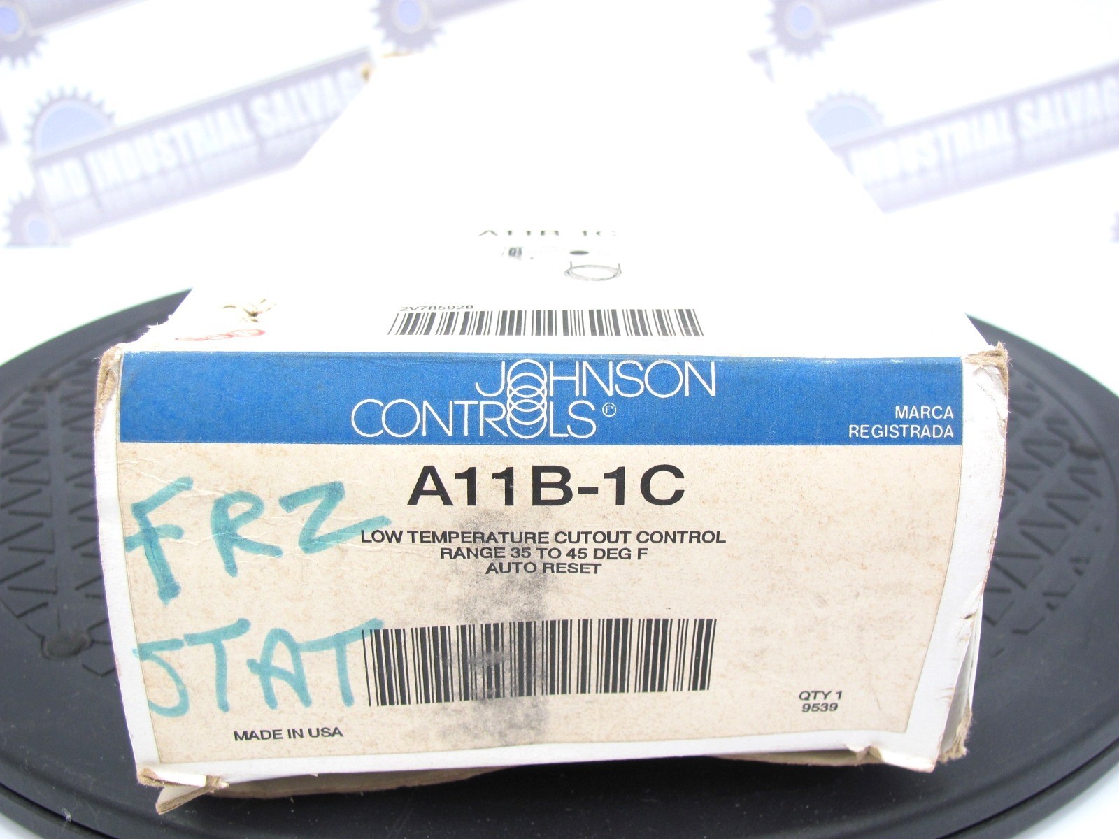JOHNSON – A11B-1C – Freeze Stat Low Temp Cutout Control w/Auto Reset (35-45F)