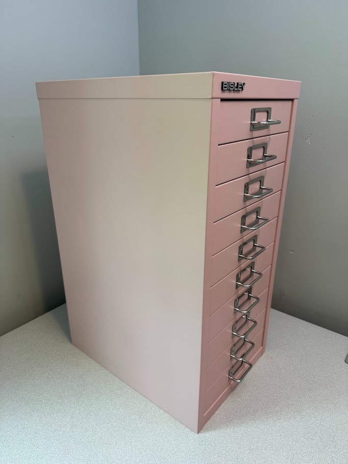 NEW! Bisley 10 Drawer MultiDrawer – Palest Pink **REDUCED PRICE**