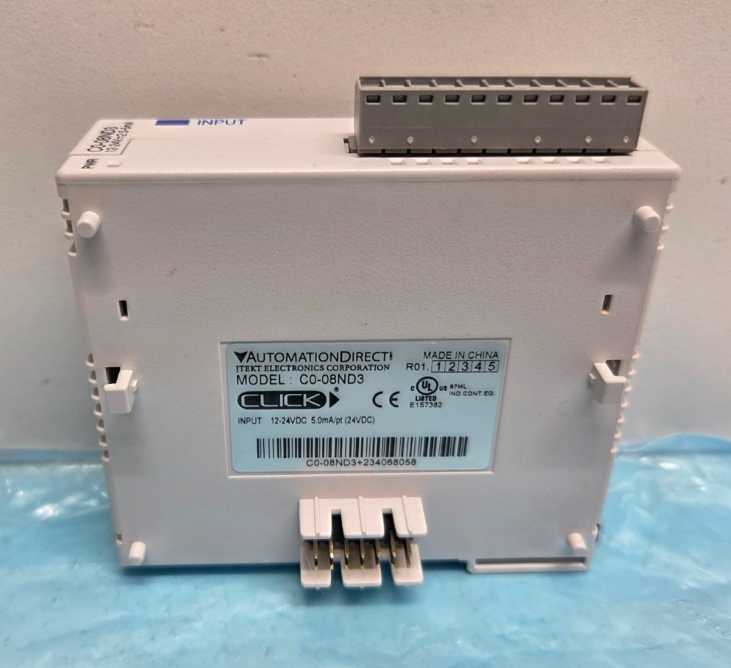 NEW NO BOX! AUTOMATIONDIRECT CLICK 24V 8PT CLICK DISCRETE INPUT MODULE C0-08ND3