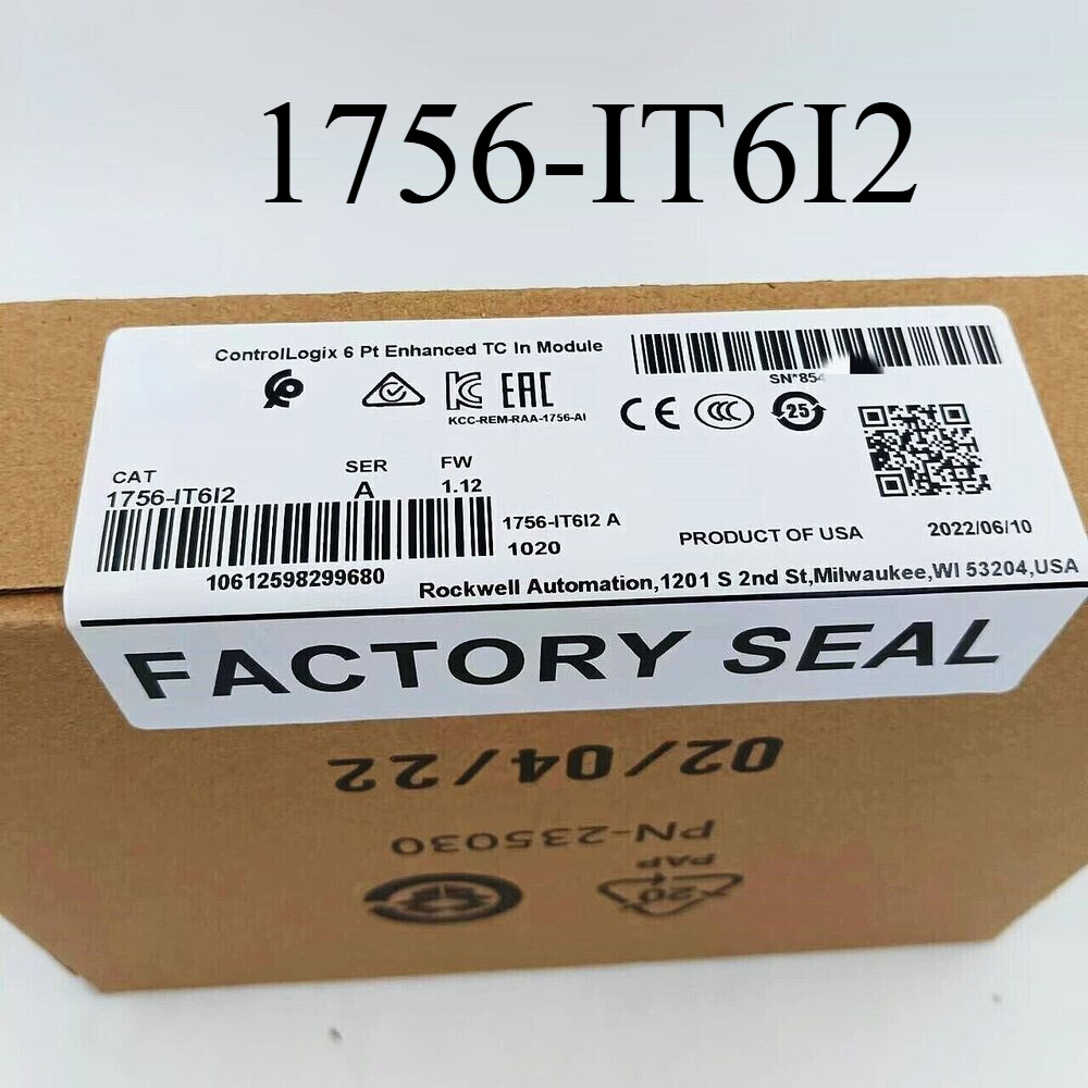 New 1756-IT6I2 SER A ControlLogix 6 Point Input Module