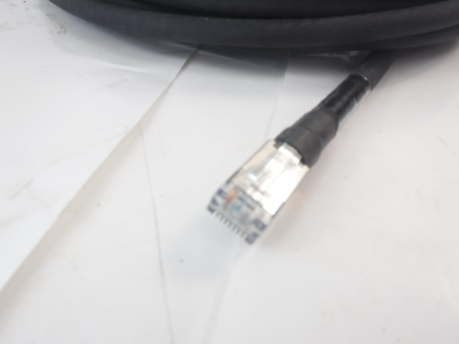 40’L Quabbin 24AWG 4P Cat 6/6A Hi Flex AWM Black Shielded TPE Ethernet Cable 592