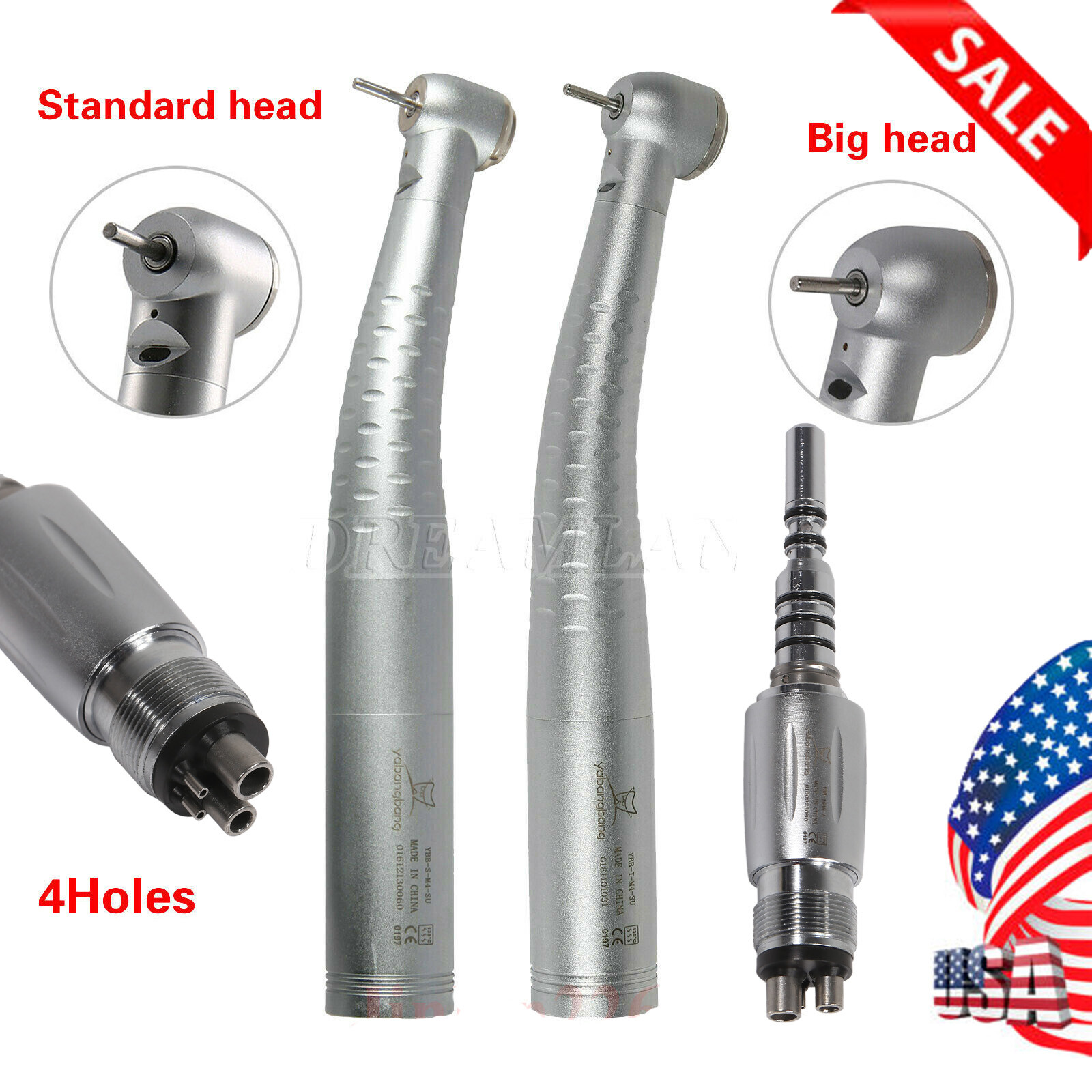 NSK/KaV Style Dental High Speed /LED Fiber Optic /E-generator Handpiece 2/4/6 H
