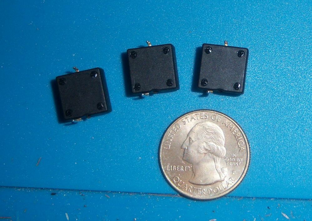 Mini Push Button 12mm On Off Switches Square (10) weatherproof 30v Ship from USA