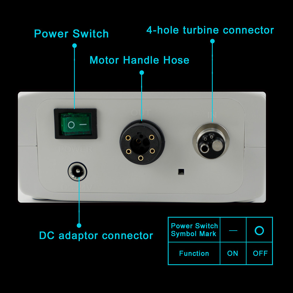 Dental Internal Electric Motor + 1:1 1:5 16:1 Fiber Optic Handpiece Contra Angle