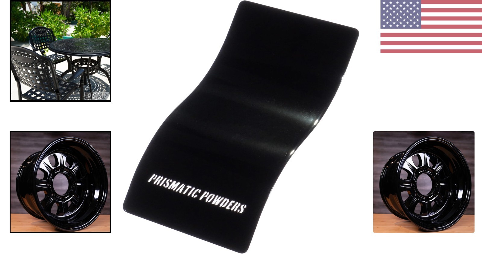 High Gloss 16 OZ Black Powder Coating – Durable Finish for Automotive Parts