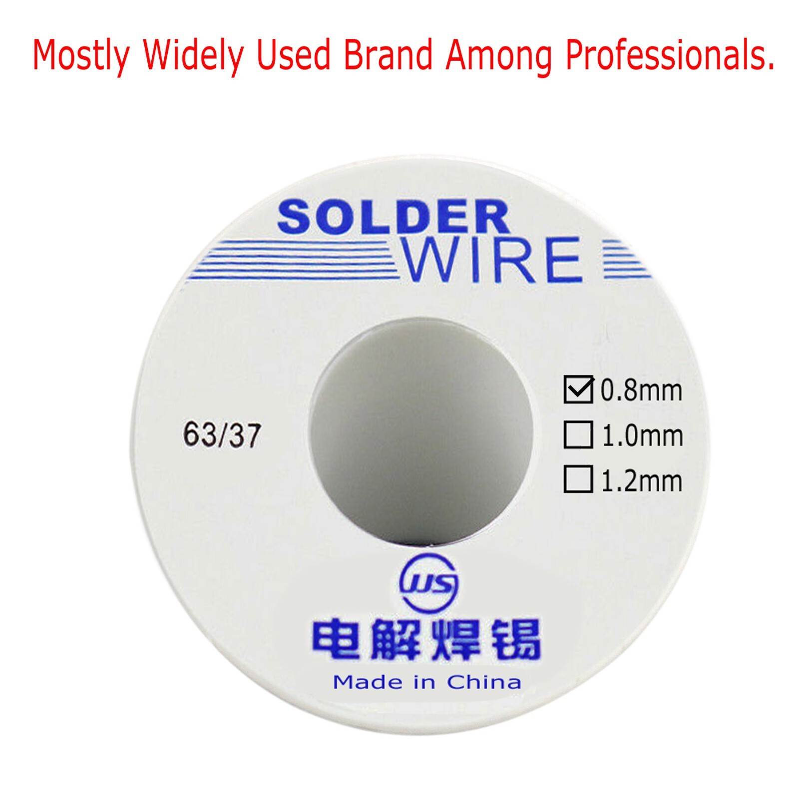 Lead Free Solder Wire Sn99.3 Cu0.7 63/37 with Rosin Core for Electronic 0.8mm