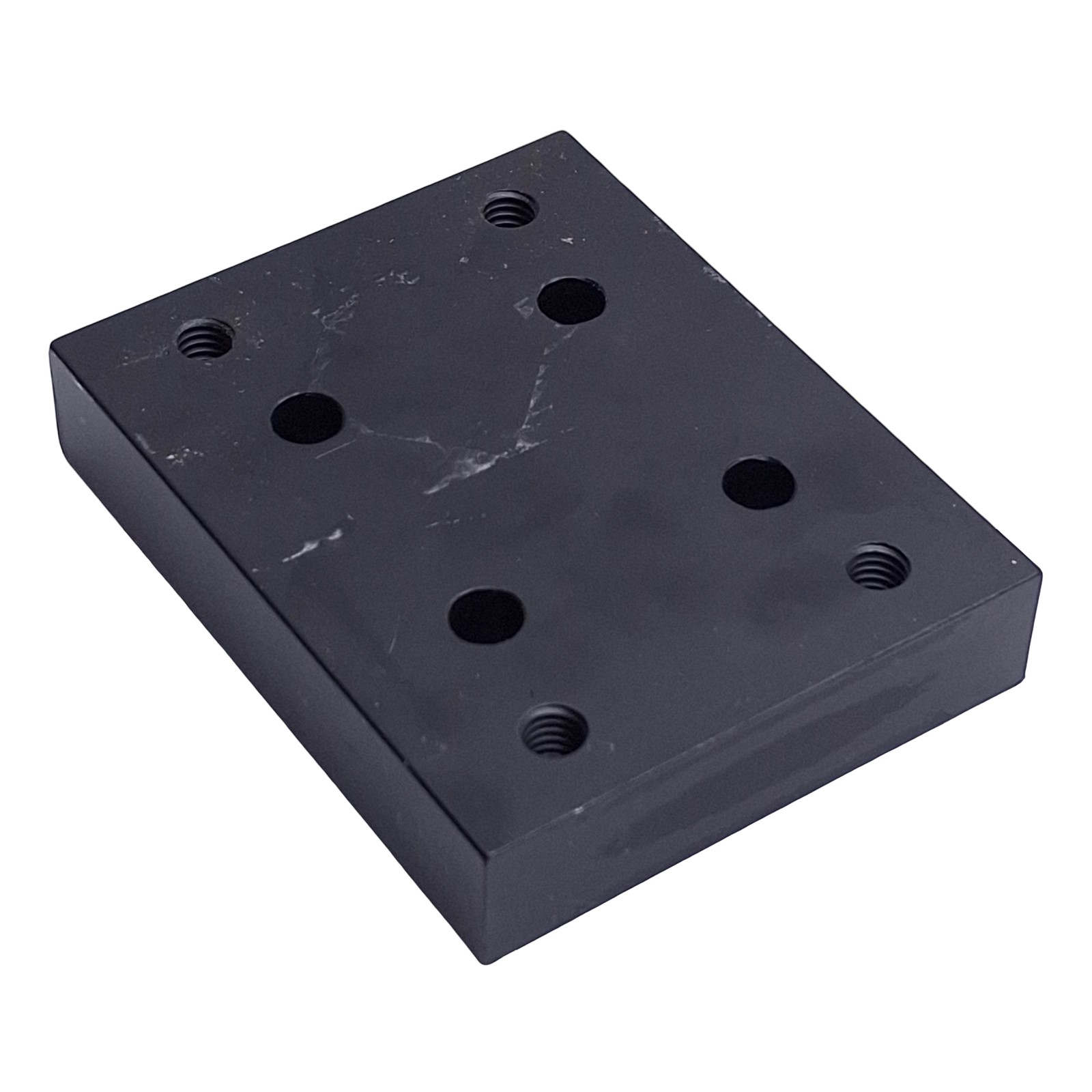 80/20 2420-Black 15 Series Flange Mount Caster Base Plate, 3.750in x 3.00in