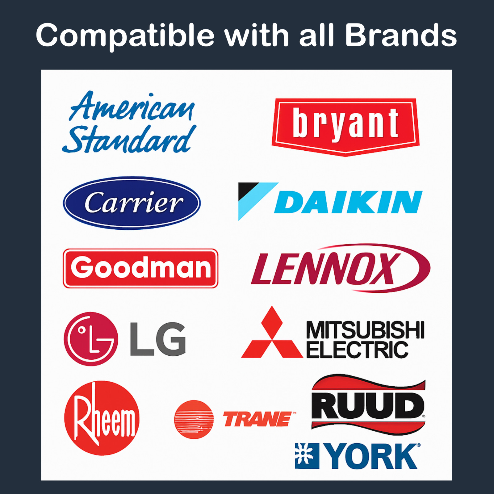 40+5 uF ±6% 370V/440VAC Dual Round Capacitor Carrier Lennox Goodman Genteq Trane