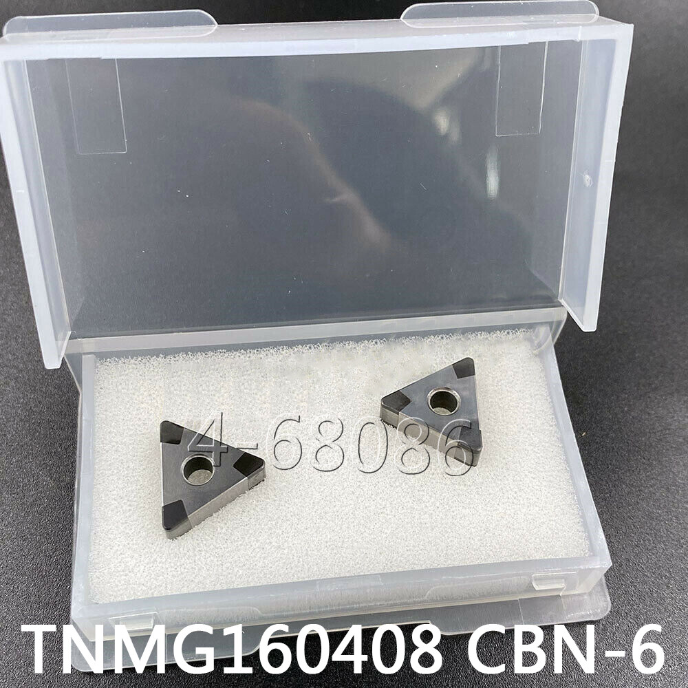 2PC TNMG332 TNMG160408 CBN-6 Hardened steel carbide Insert made of boron nitride