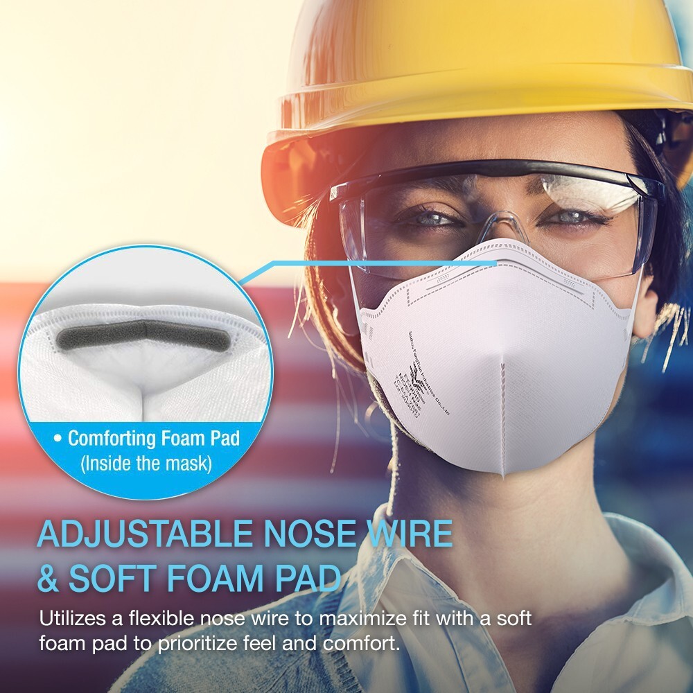 FANGTIAN N95 Face Mask NIOSH Certified Particulate Respirators – 10 Pack,FT-N040