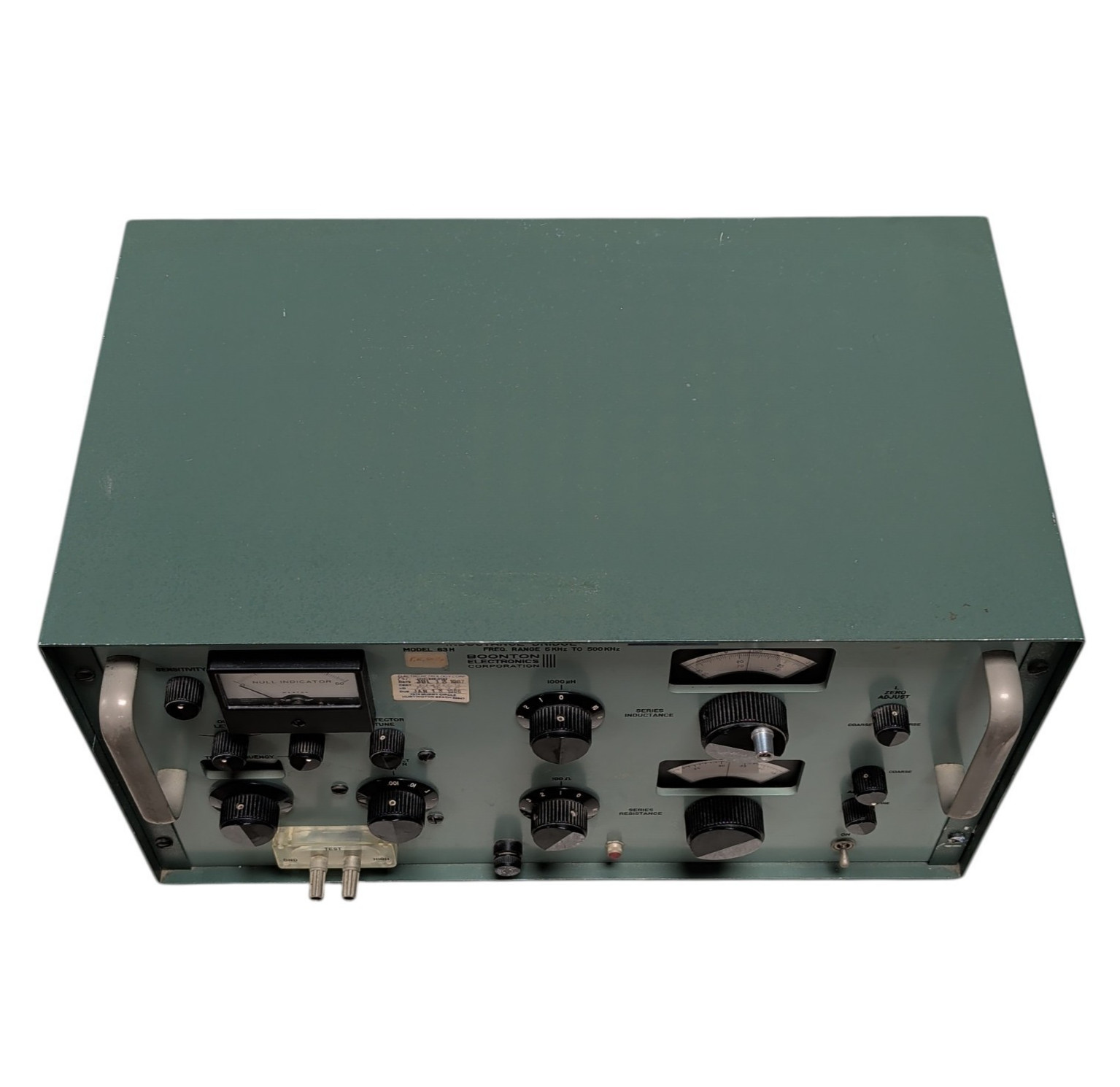 Vintage Boonton Electronics 63H Inductance Bridge 5kHz-500kHz w/ Manual – VIDEO