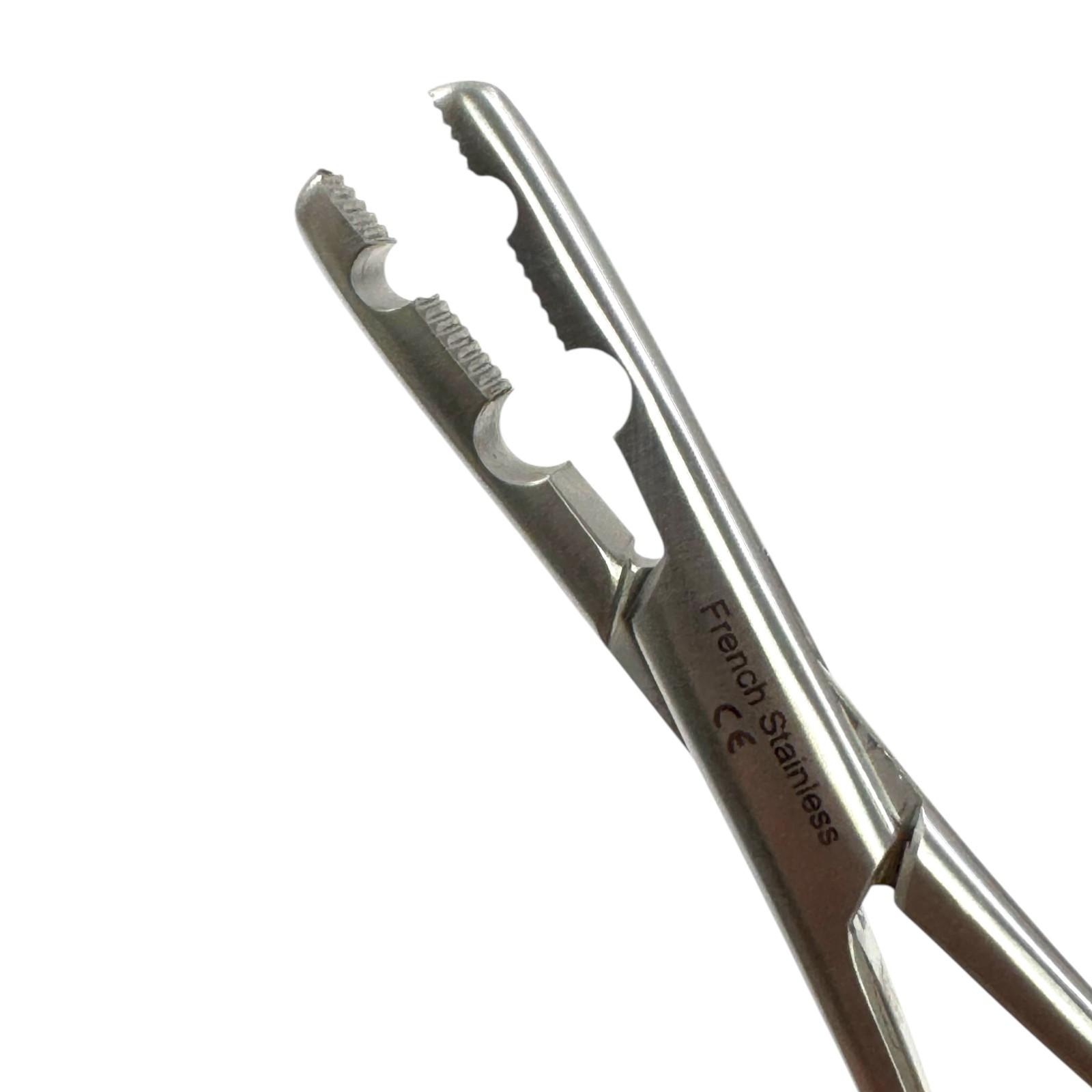 5.5″ Post Mortem Arterial Fixation Forceps, Fenestrated Serrated Jaws, Stainless