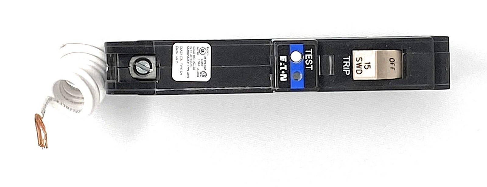 Eaton Cutler Hammer 15 Amp Single Pole Dual Function Arc Fault/Ground Fault B…