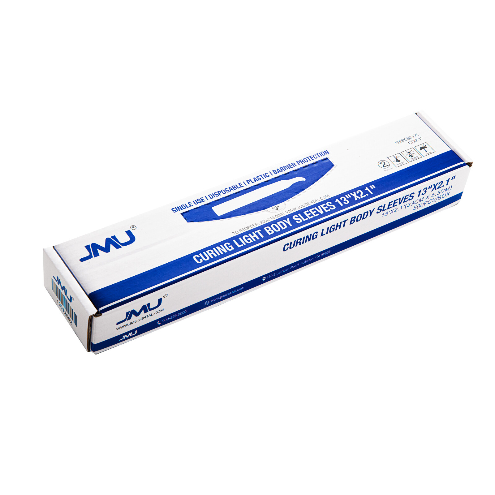 500Pcs Dental Disposable Protective Sleeves 13″ x 2.1″ For Curing Light Body