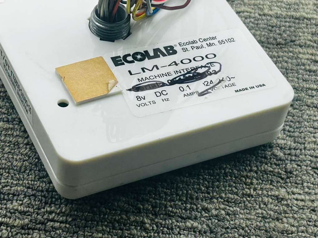 Ecolab LM-4000 Machine Interface Module Harness DB9 8V DC Laundry – 101034