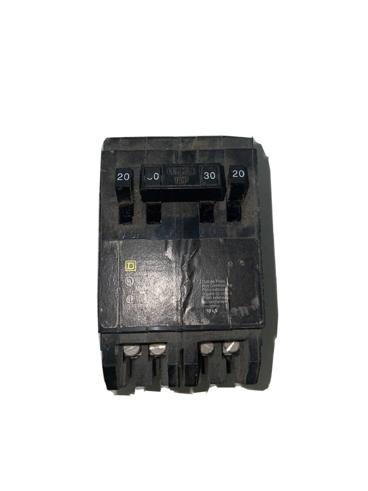 Square D HOMT2020230 20Amp 1 Pole 30Amp 2 Pole Circuit Breaker New Style