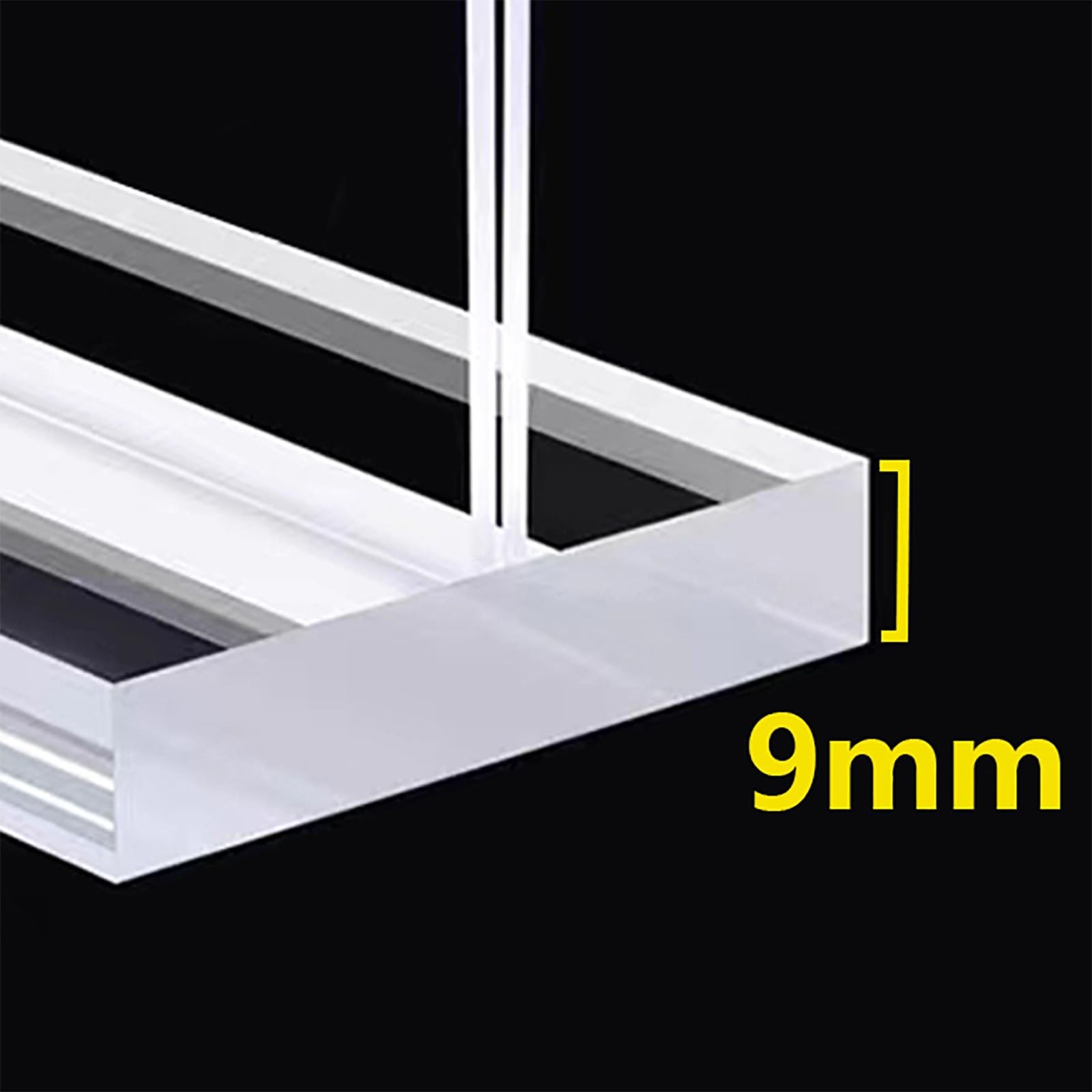 8.5×11 Acrylic Sign Holder 6 Pack – Double-Sided Table Top Display for Office, R