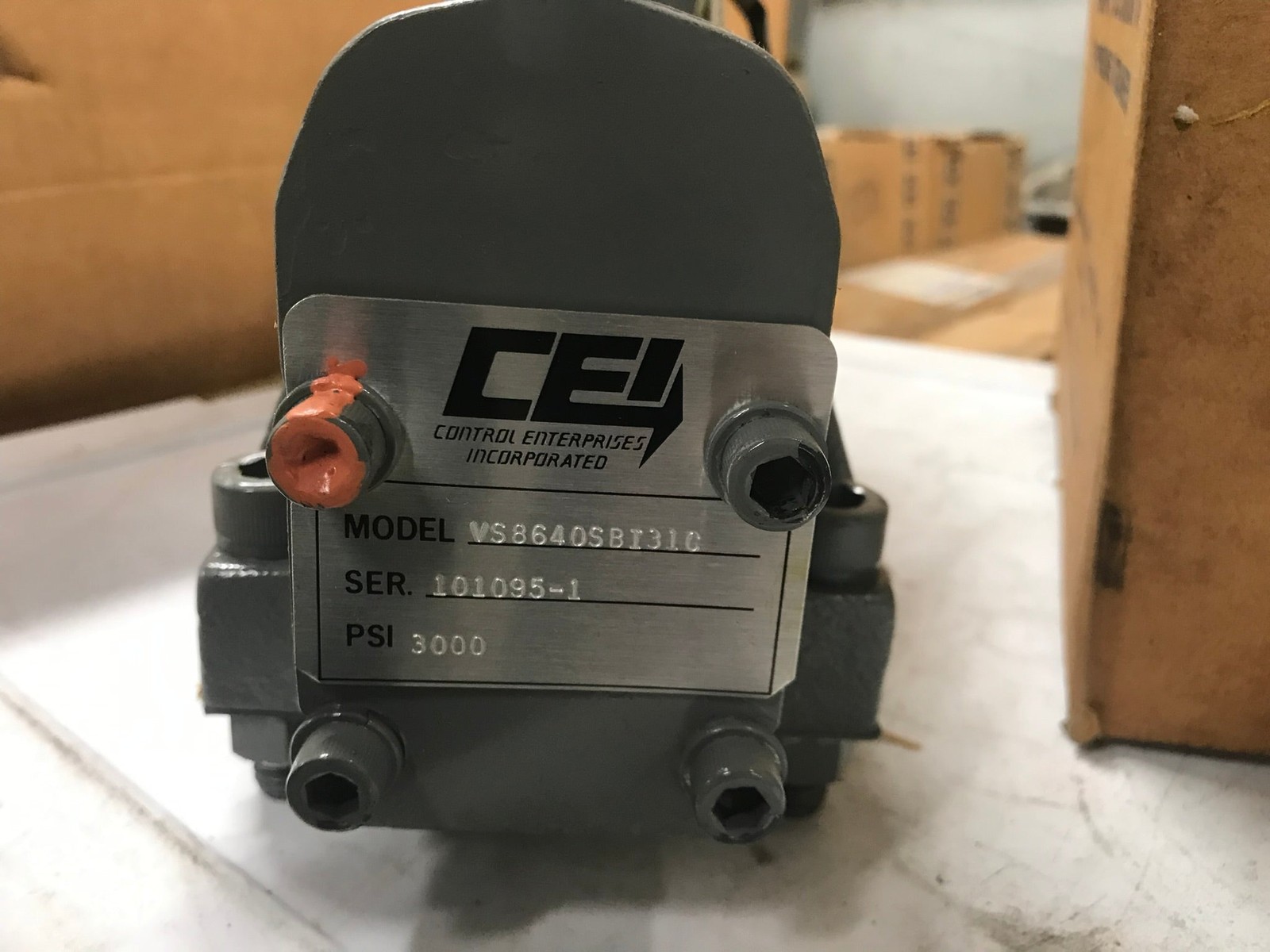 VALVE, CONTROL, 750 OHM COIL,0-15 VOLTS, 0-20 MA