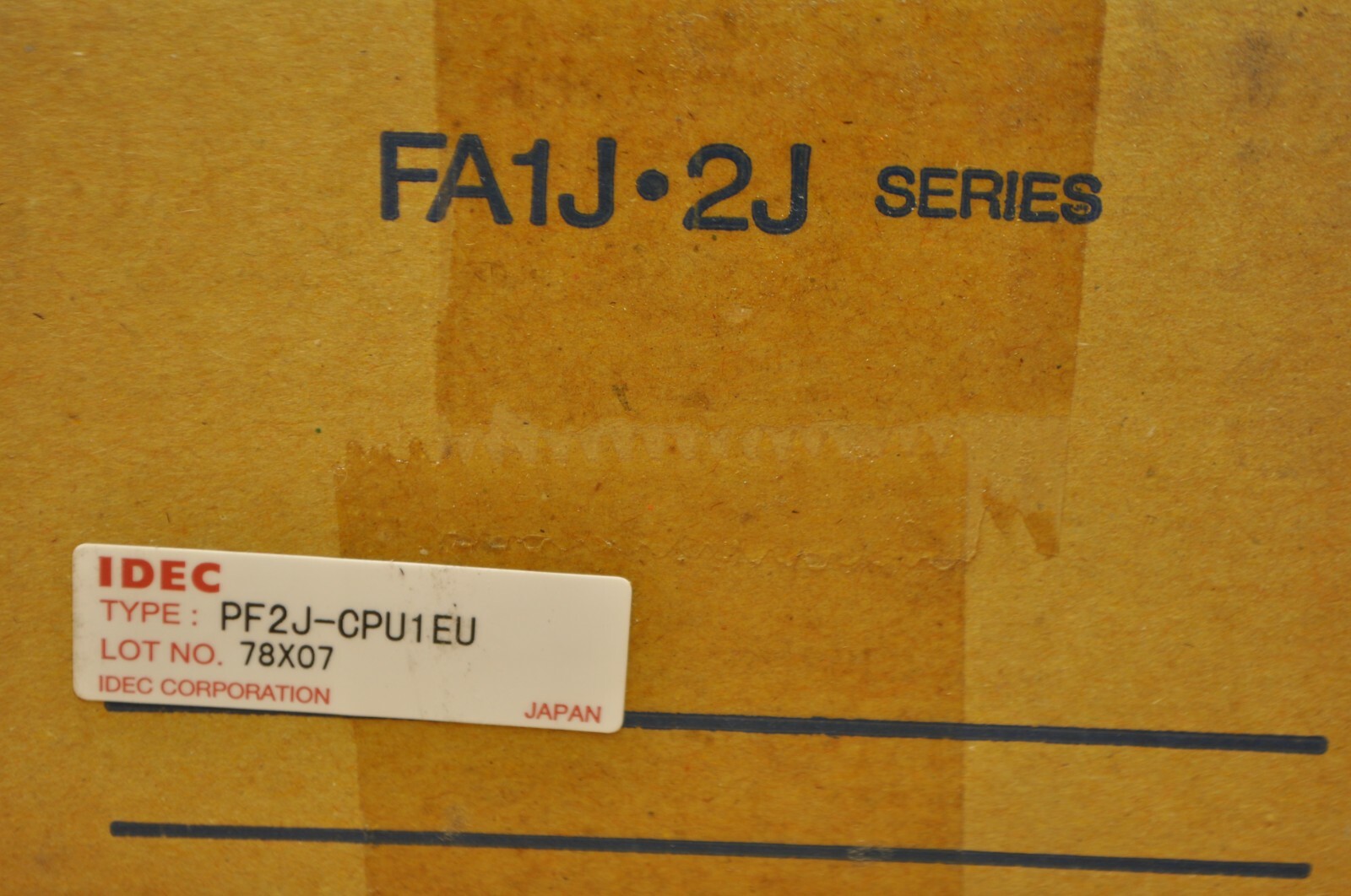 Idec PF2J-CPU1-EU FA-Junior PROGRAMMABLE CONTROLLER BRAND NEW!!!