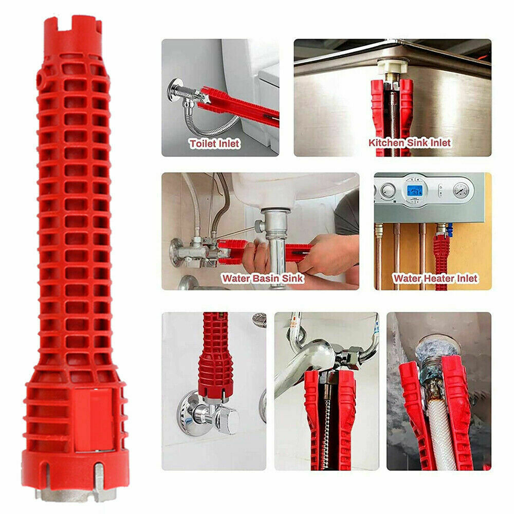 New 8in1 Faucet and Sink Installer Multi Tool Plumbing Repair Removal Tool US