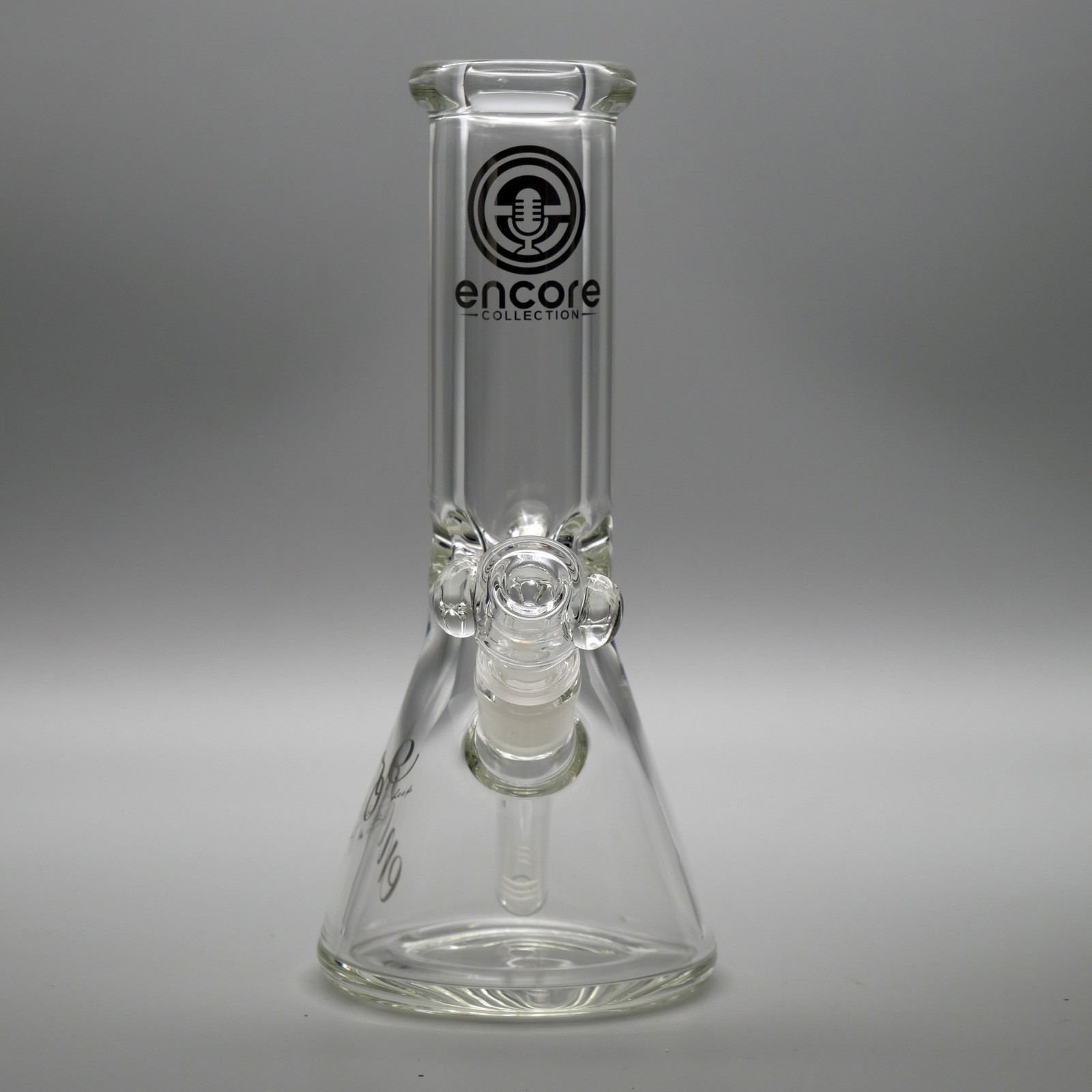 9MM THICK Wall 10 INCH Bong Pipe Clear Glass 50mm Beaker Hookah USA