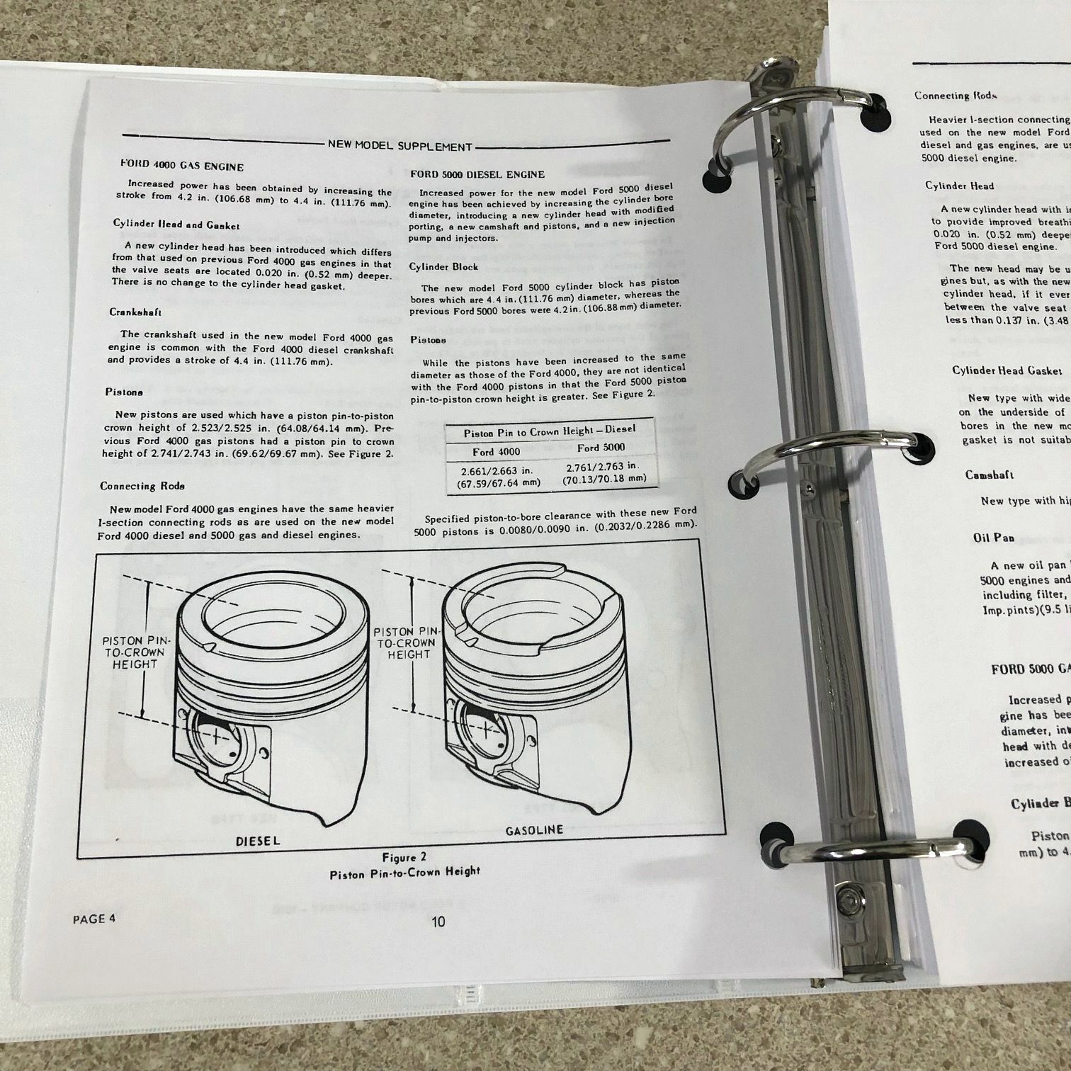 3000 Ford Tractor Technical Service Shop Repair Manual HUGE 948pgs COLOR charts