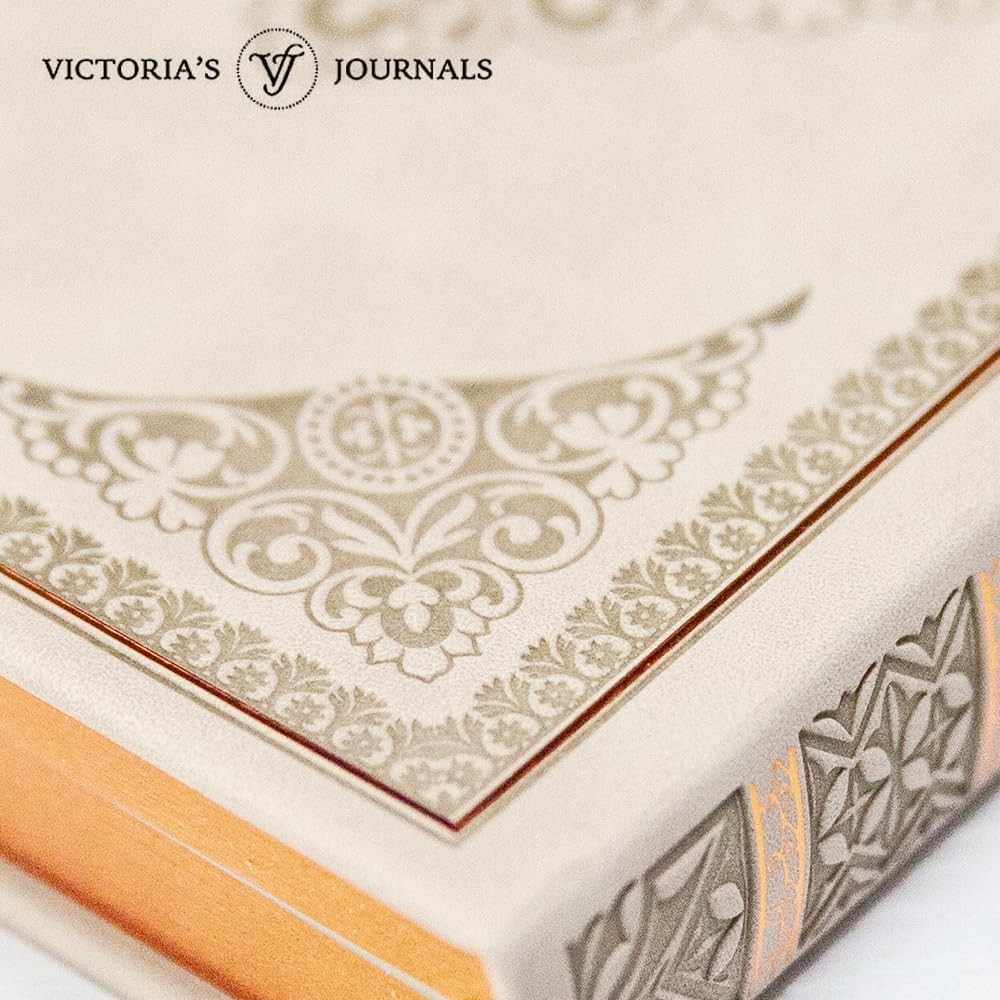 Vintage Journal Faux Leather Gilded Edge Hardcover