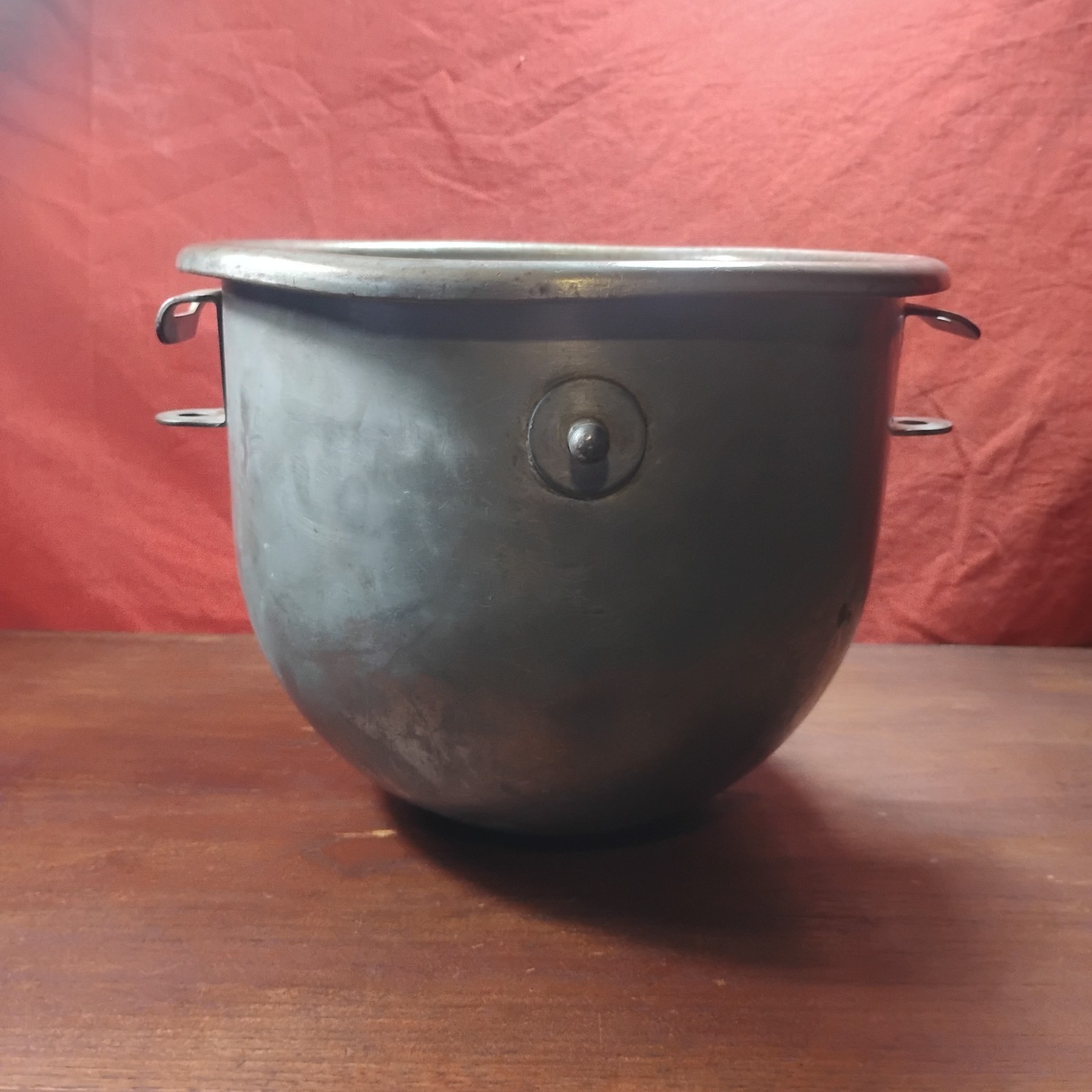 USED Hobart 12qt BOWL A-120-12 Steel Mixing Bowl (DAMAGED-for Parts NOT WORKING)