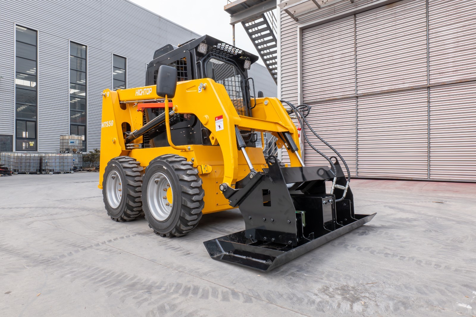 Road Vibratory Flat Plate Compactor fit Bobcat Skid Steer Loaders Free Shipping