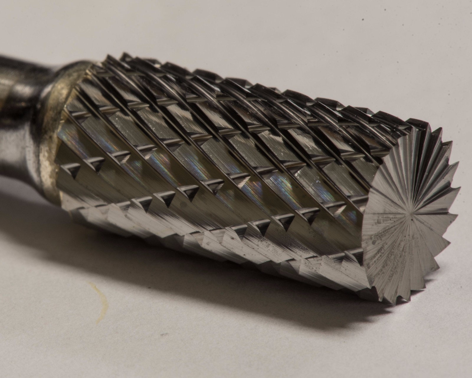 SB3D Cylindrical Cut Tungsten Carbide Burr Bur Cutting Tool Die Grinder Bit 1/4″