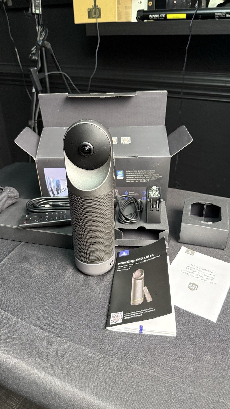 NexiGo Meeting 360 Ultra (Gen 3) , AI-Powered Framing and Auto Tracking camera