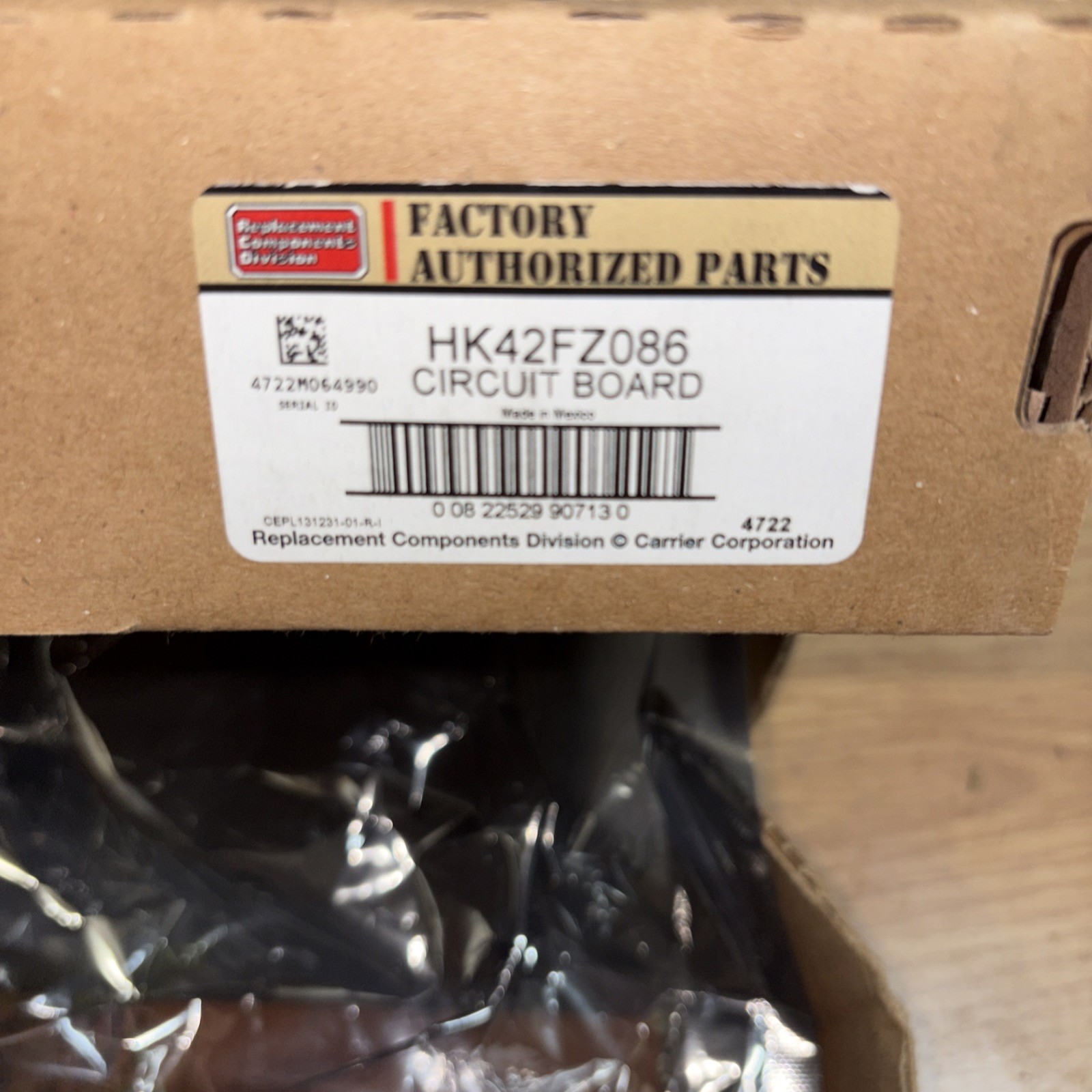 Carrier HK42FZ086 Control Board OEM Factory Authorized Parts Open Box- lot of 3