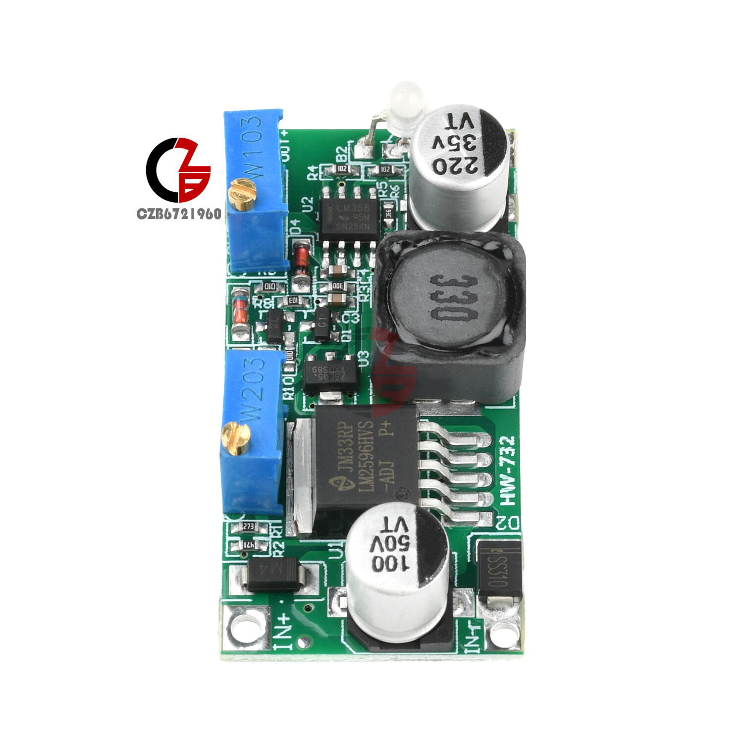 DC/DC LM2596 HV S 3A 60V Buck Constant Current/Voltage CC CV Step-Down Module
