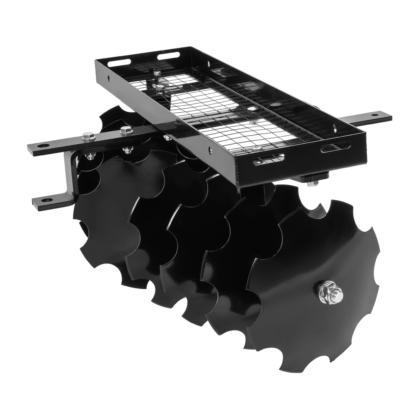 Disc Harrow 11″ Steel Tow Behind For universal Tractor Sleeve Hitch Attachment